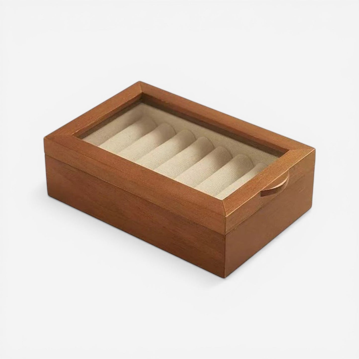 petite boîte à bijoux en bois design minimaliste pour rangement discret des bijoux