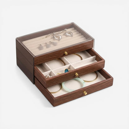Boîte à bijoux 3 tiroirs