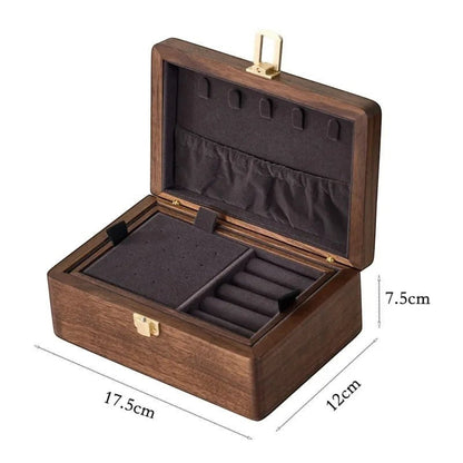 Boîte à bijoux en bois intemporelle