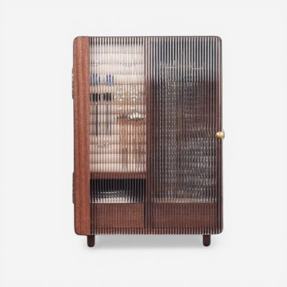 organisateur à bijoux en bois avec multiples rangements pour colliers bagues et accessoires