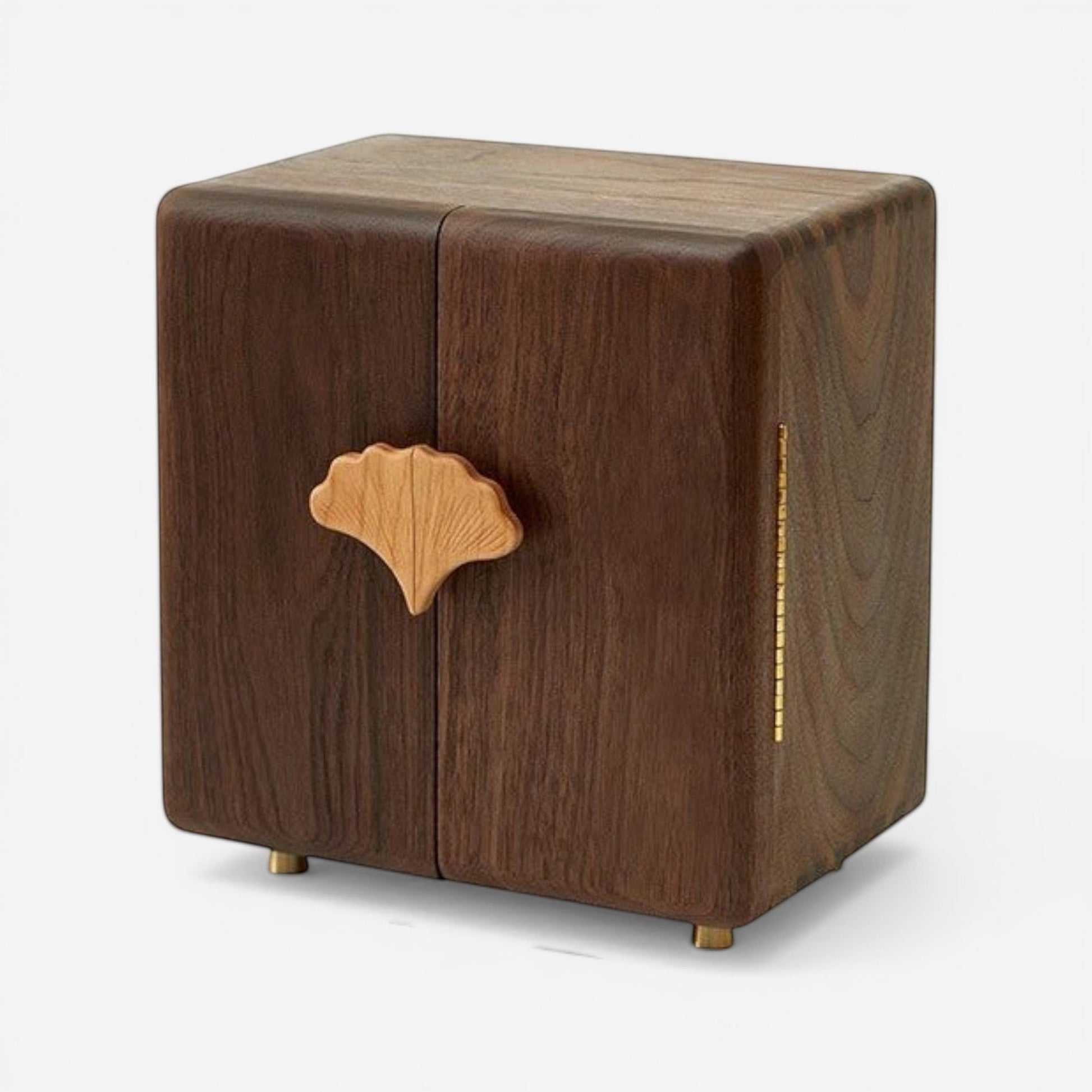 boîte à bijoux en bois originale en forme de cube avec fermeture élégante