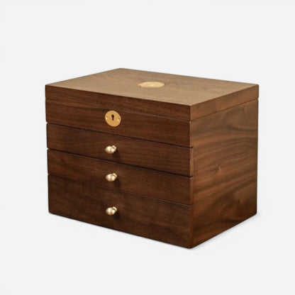 boite à bijoux en bois avec grand espace de rangement pour organiser tous types de bijoux
