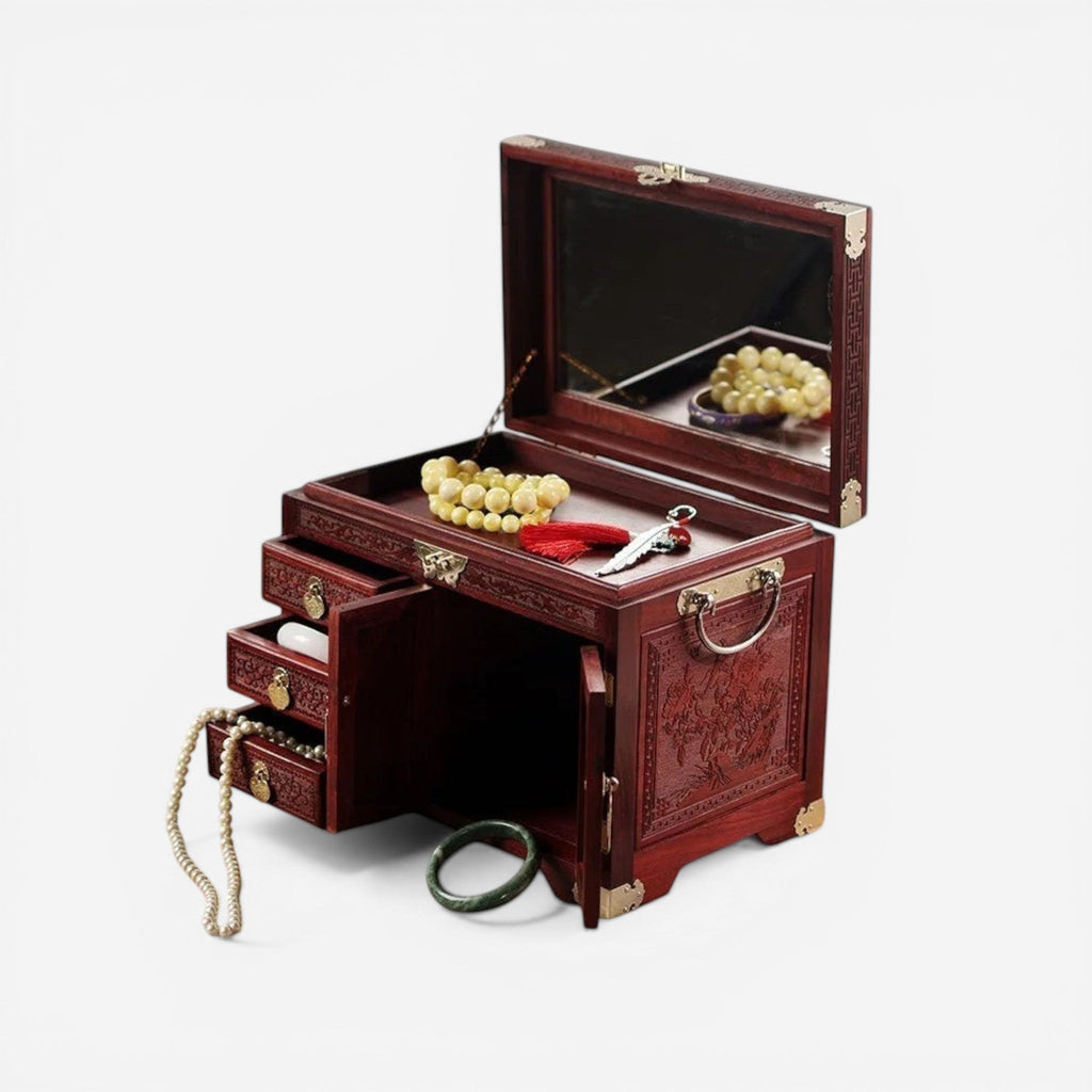 Boîte à bijoux sculpté