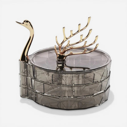 Boîte à bijoux cygne