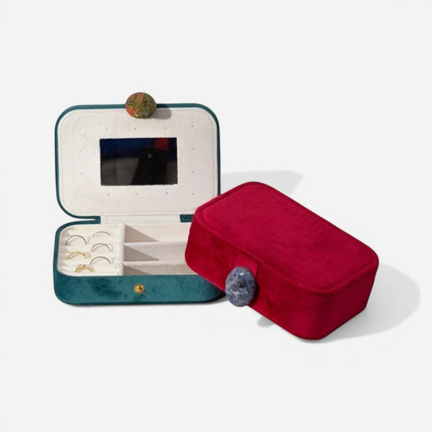 boîte à bijoux nomade compacte idéale pour transporter bijoux en voyage