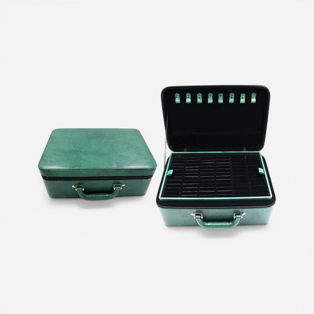Boîte à bijoux portable de grande taille