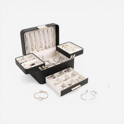 boite a bijoux luxe avec tiroirs et rangement pour organiser tous les bijoux facilement