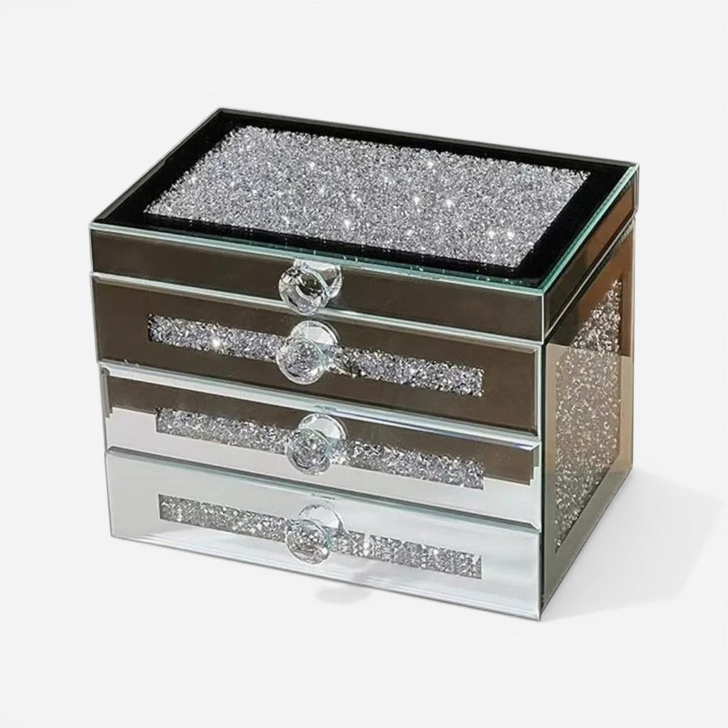 Boîte à bijoux strass