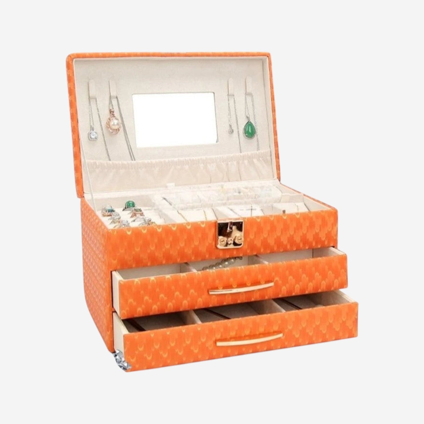 boîte de rangement bijoux avec tiroirs et grande capacité pour organiser tous types de bijoux