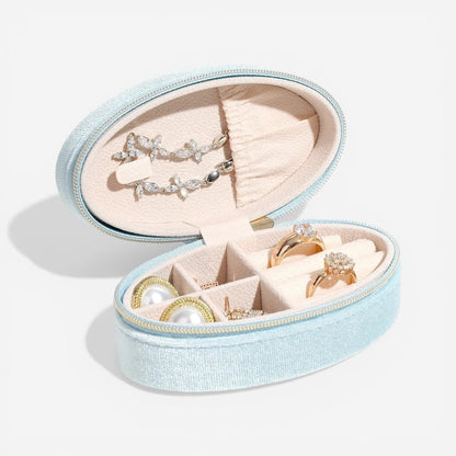 Boîte à bijoux Ovale en Velours