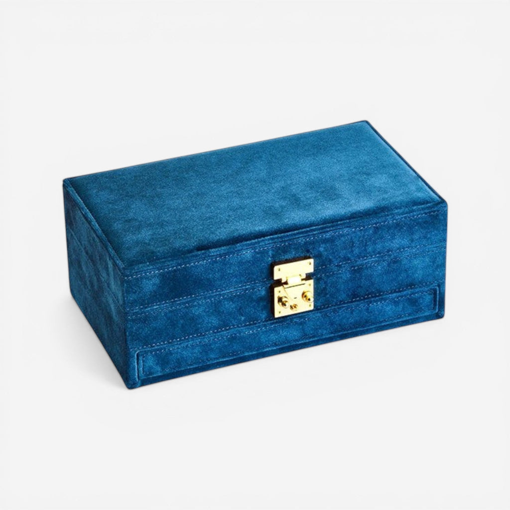 Boîte à bijoux en velours