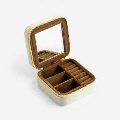 Boîte à bijoux avec miroir