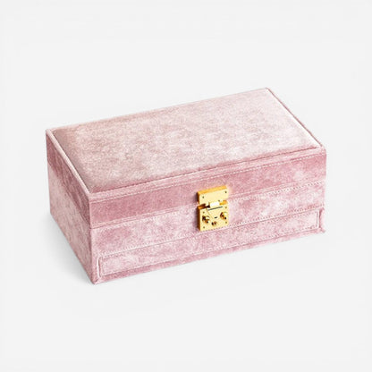 Boîte à bijoux en velours