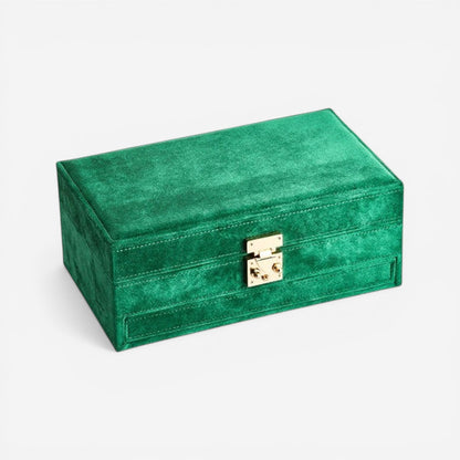 Boîte à bijoux en velours