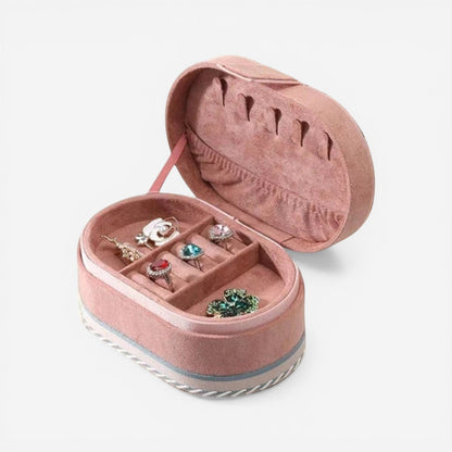 Boîte à bijoux de voyage élégante