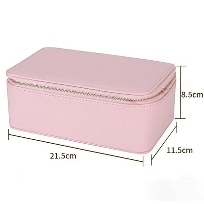 boite de bijoux portable rigide pour voyage avec protection des accessoires