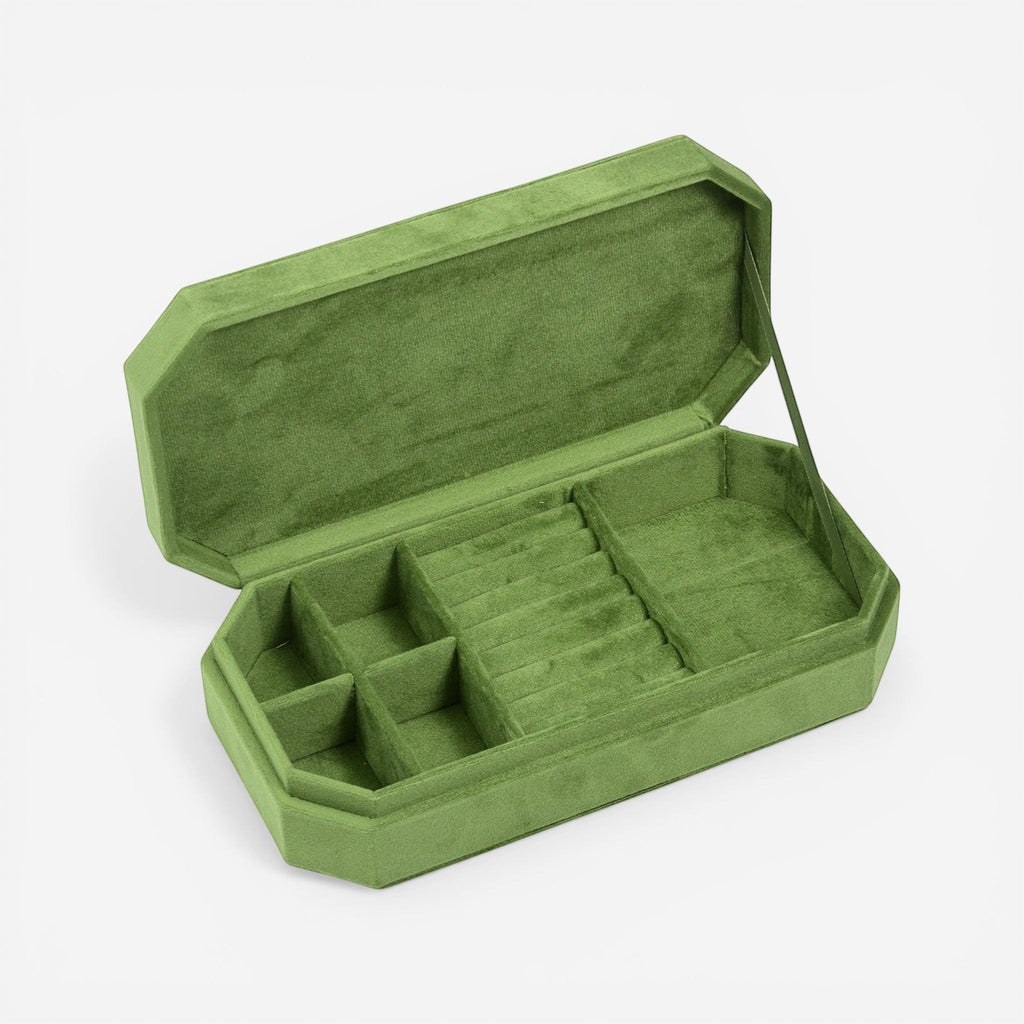 Boîte à bijoux de voyage en velours