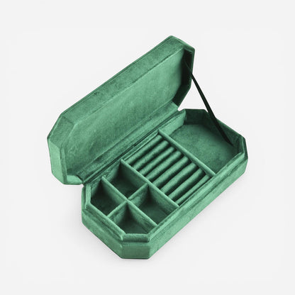 Boîte à bijoux de voyage en velours