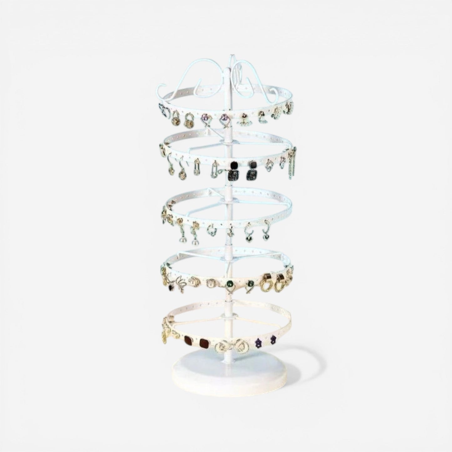 organisateur de bijoux élégant compact avec rangements pour bagues boucles d oreilles et colliers
