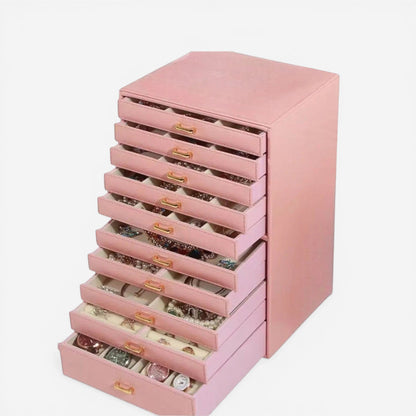Boîte à bijoux de grande capacité