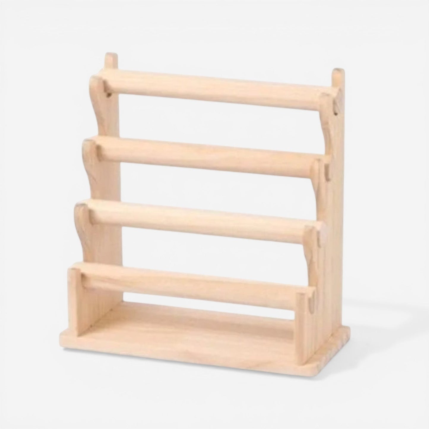présentoir de bijoux en bois classique compact pour petits espaces