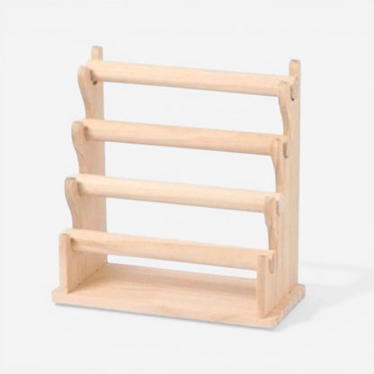 présentoir de bijoux en bois classique compact pour petits espaces