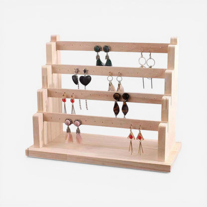 Présentoir de bijoux en bois massif