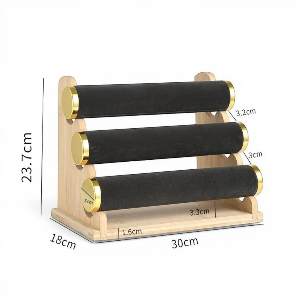 Présentoir de bijoux en bois