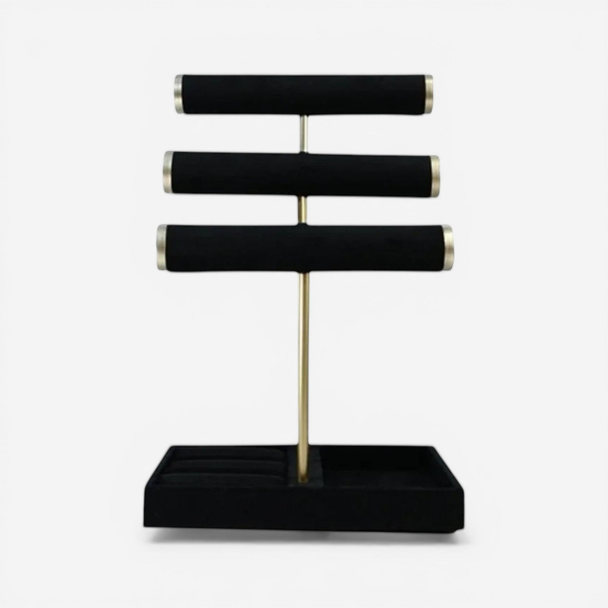 Présentoir de bijoux raffiné compact, pratique et élégant, parfait pour un rangement quotidien.