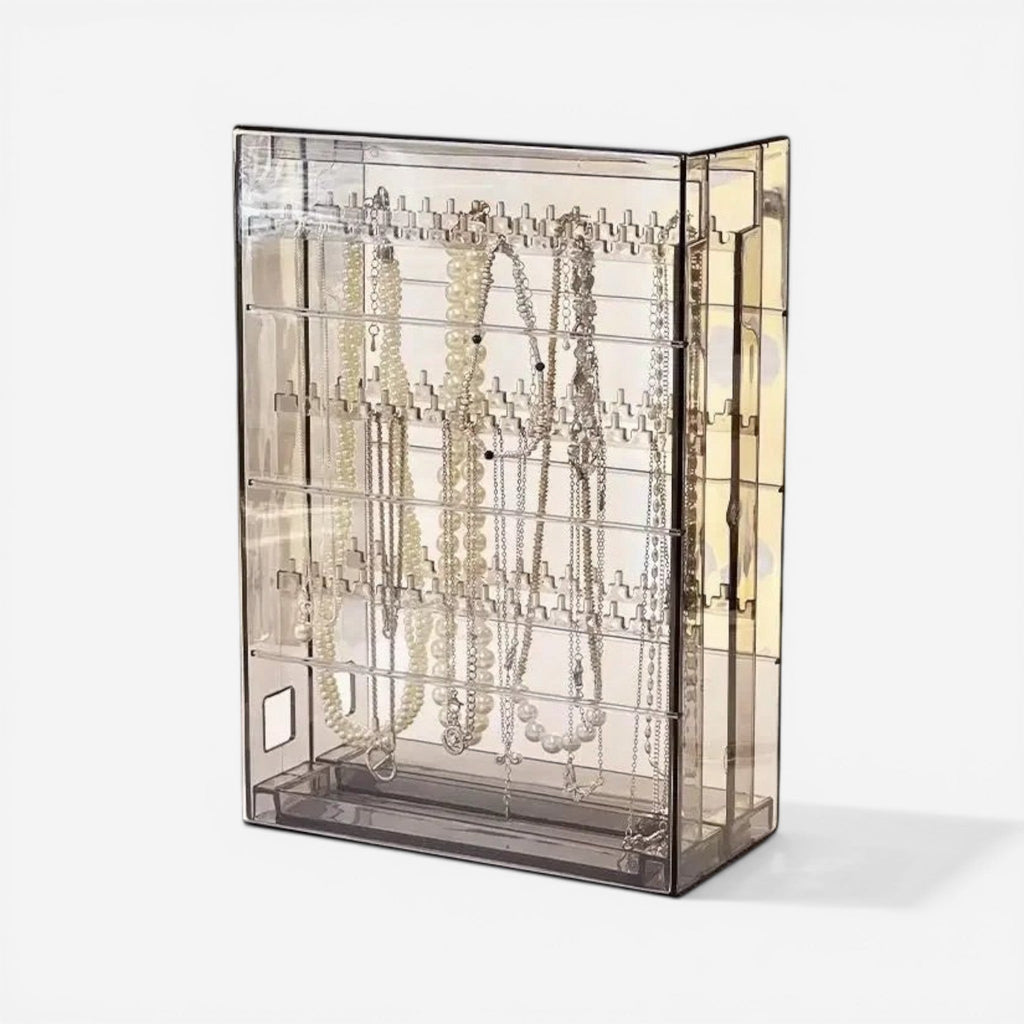 Présentoir de bijoux transparents