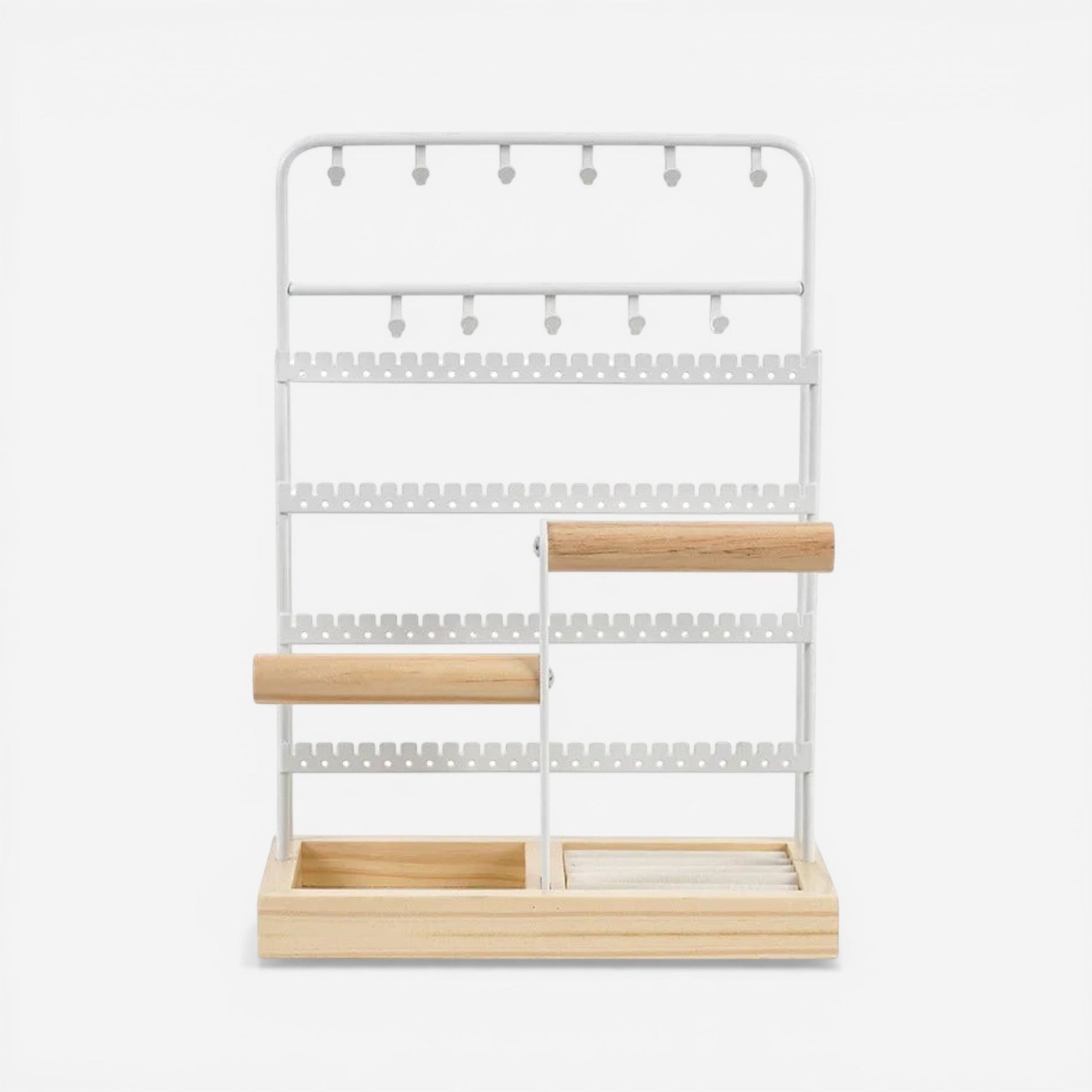 présentoir minimaliste pour boucles d’oreilles avec design simple et pratique