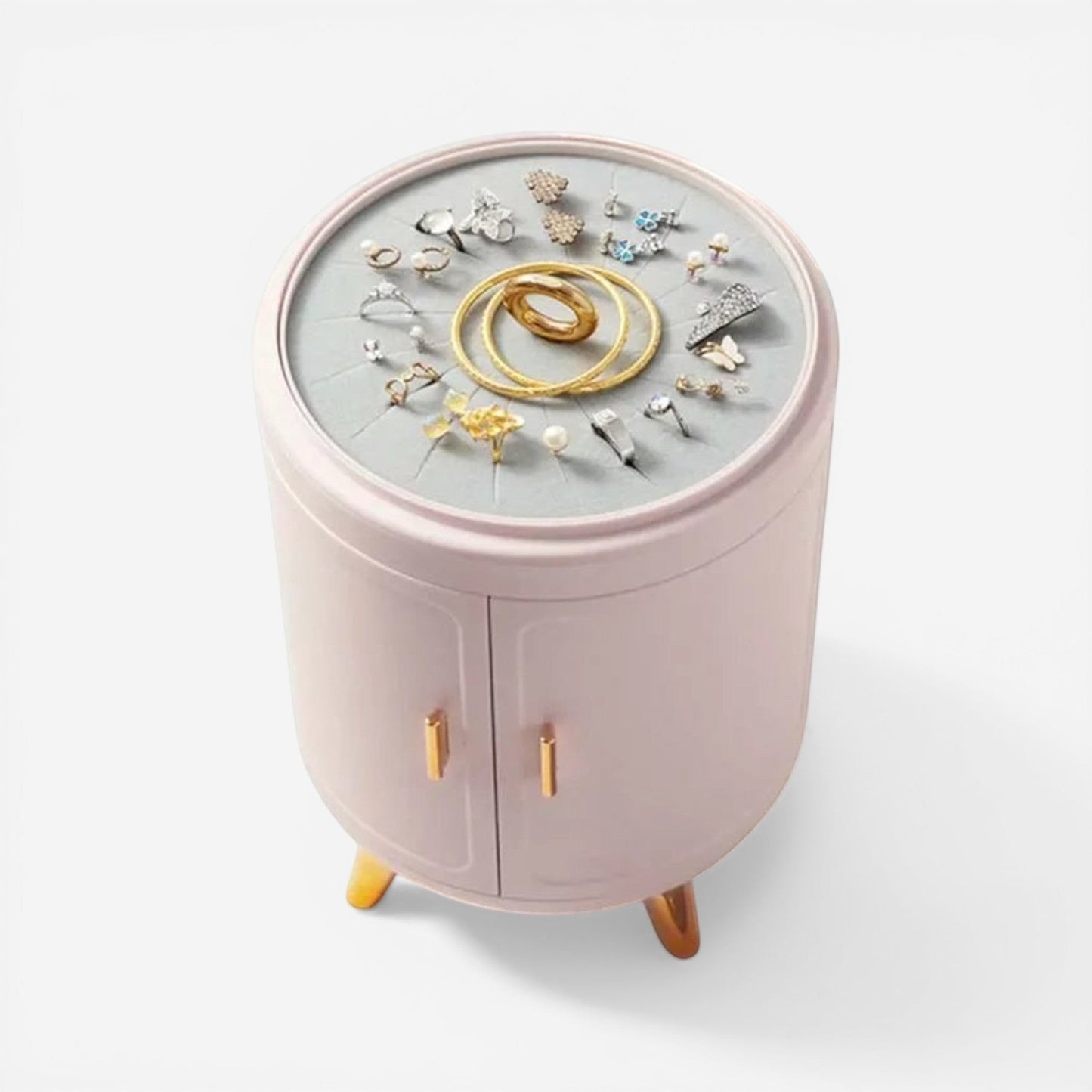 présentoir compact pour colliers avec support vertical pour organiser les bijoux